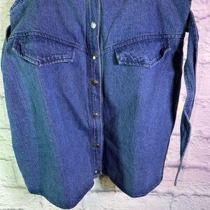 Hummingbird Blue Denim Shirt new size large